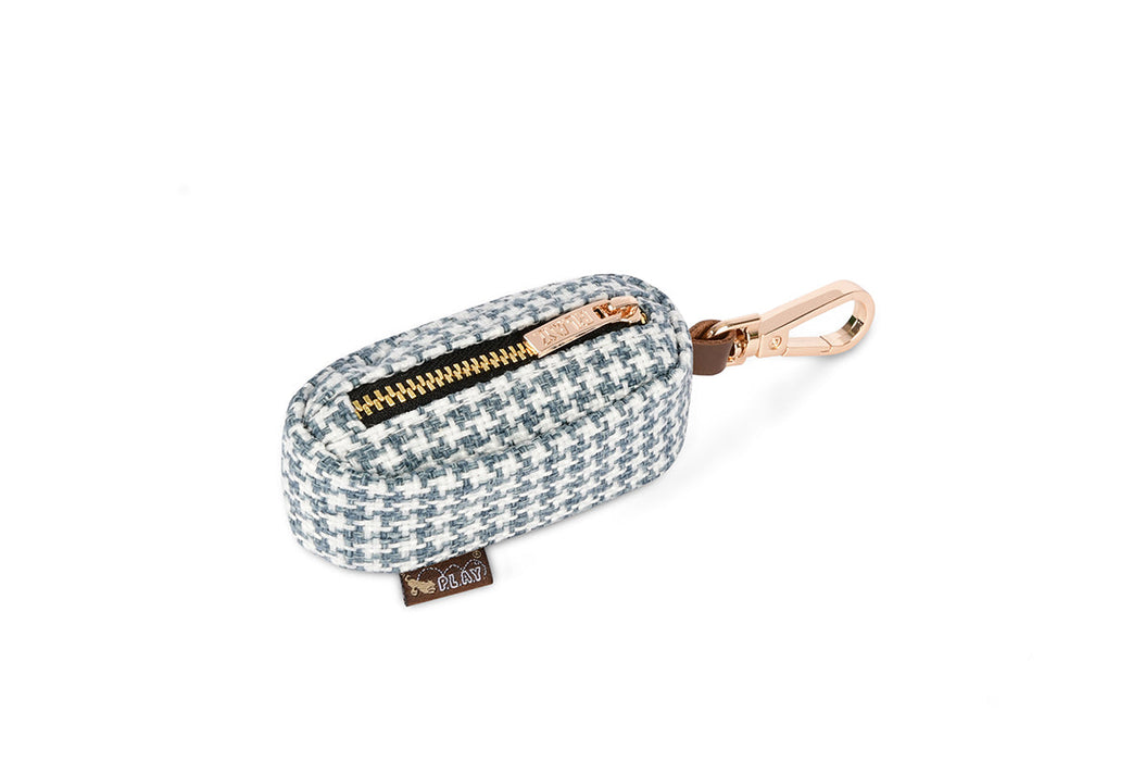 P.L.A.Y. Proper Pup Poop Bag Dispenser - Houndstooth Blue