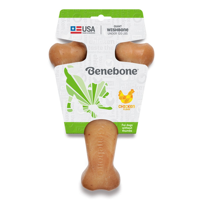 Benebone Wishbone Chicken Chew Toy - For Extra Large Dogs
