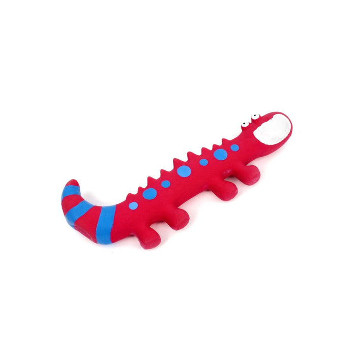 Spike Latex Pink Lizard Dog Toy