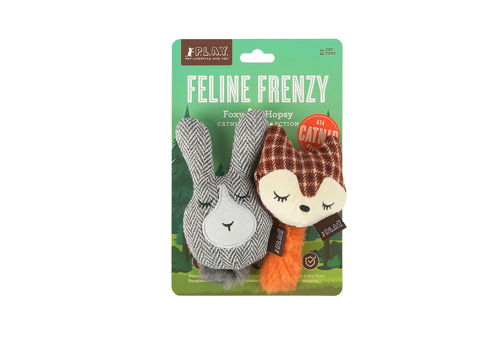 P.L.A.Y. Feline Frenzy - Foxsy & Hopsy Toy Set