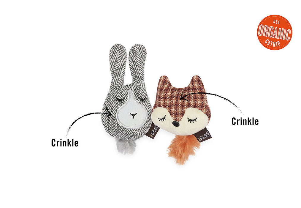 P.L.A.Y. Feline Frenzy - Foxsy & Hopsy Toy Set