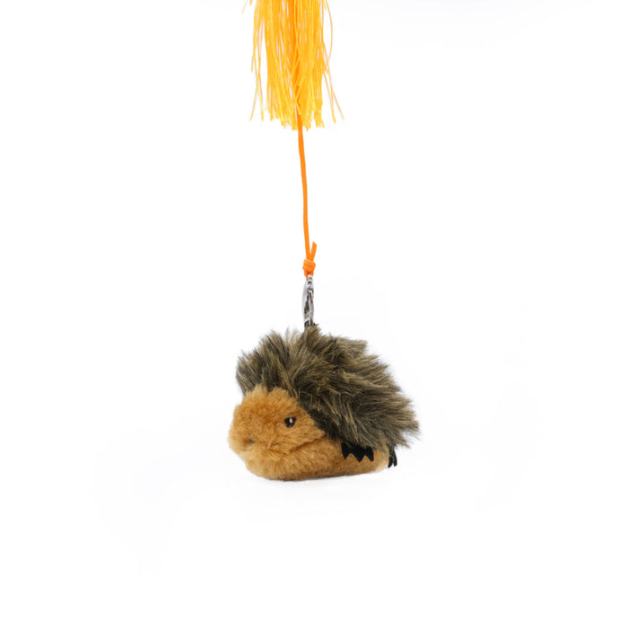ZippyClaws Cat Toy Zippystick Hedgehog