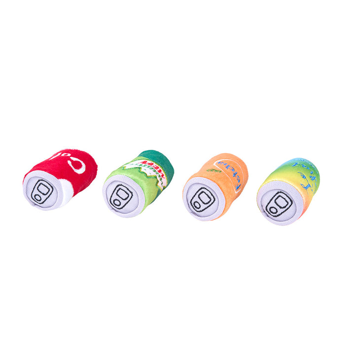 ZippyClaws Cat Toys 4-Pack - Drink Cans