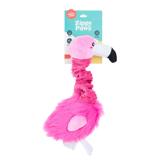 ZippyPaws Bungee Buddiez – Flamingo