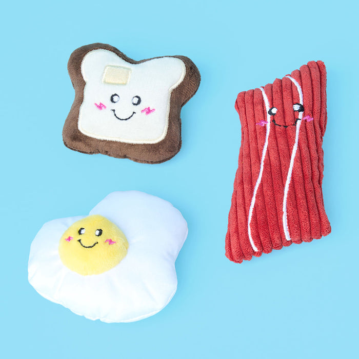 ZippyPaws Miniz 3-Pack - Breakfast