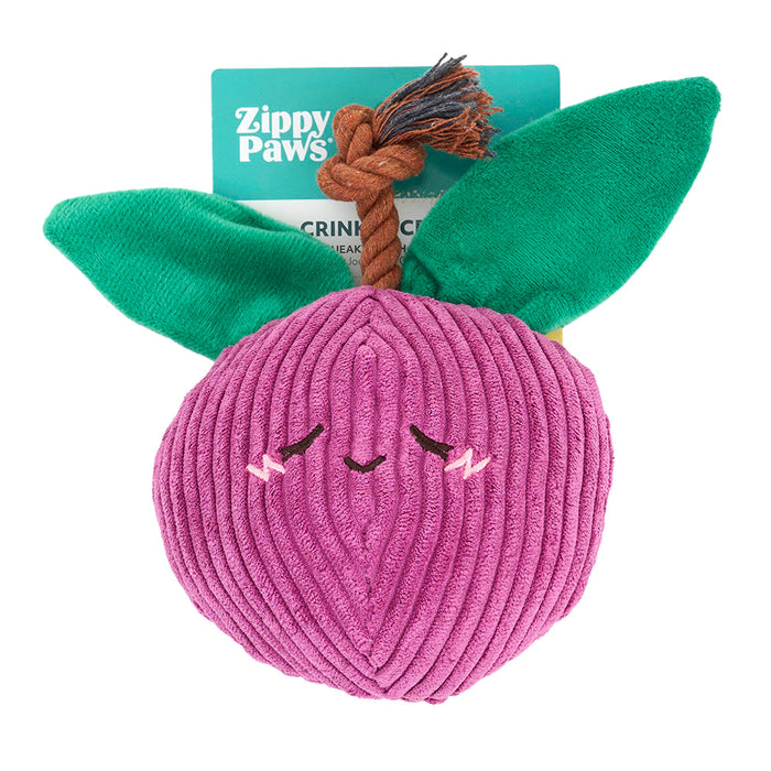 ZippyPaws Crinkle Crops - Plum