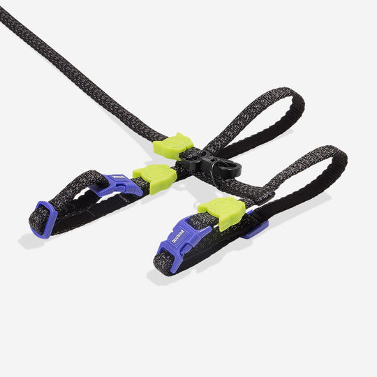 Zee.Cat Harness + Leash - Reflective Nox