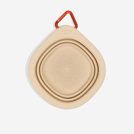 Zee.Dog GoBowl Travel Bowl - Biscotti