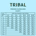 Tribal Fresh Pressed feeding guide for puppy's