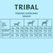 Tribal Fresh Pressed Senior/Light dog food feeding guide