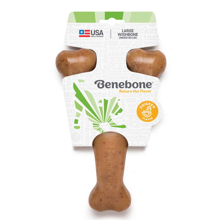 Benebone Wishbone Chicken Chew Toy - For Large Dogs