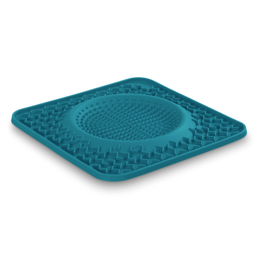 Messy Mutts - Silicon Therapeutic Licking Bowl Mat (Blue)