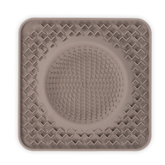 Messy Mutts - Silicon Therapeutic Licking Bowl Mat (Grey)