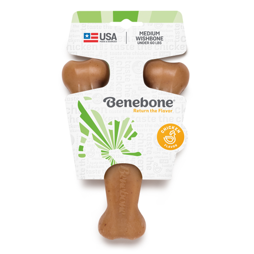 Benebone Wishbone Chicken Chew Toy Medium — Banquet Pet NZ