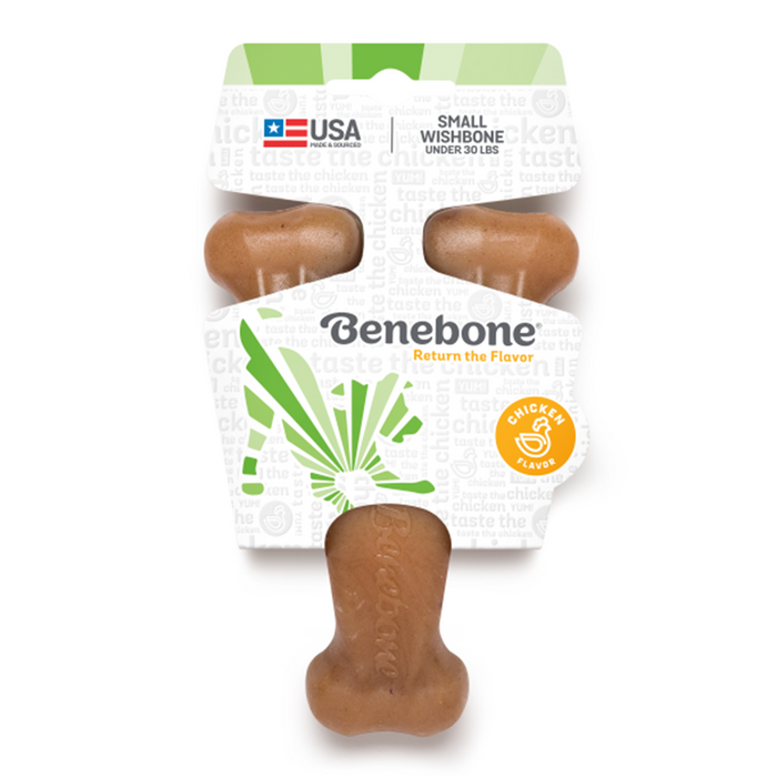 Benebone Wishbone Chicken Chew Toy - For Small Dogs