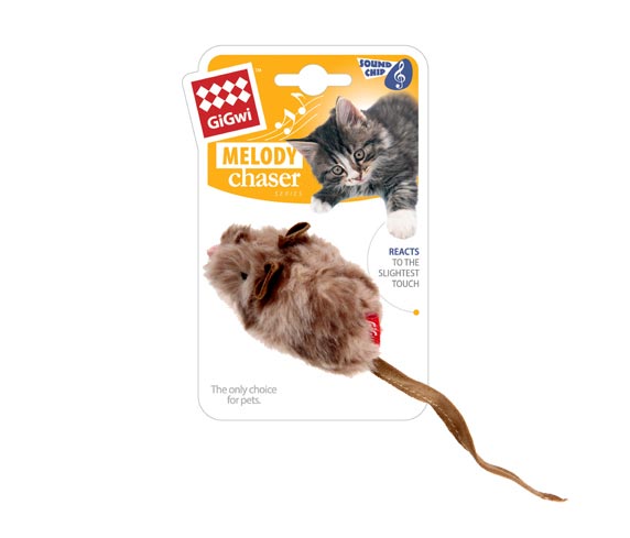 GiGwi Melody Chaser Cat Toy Mouse