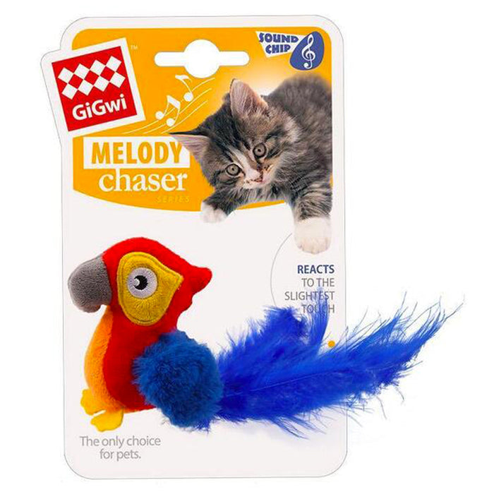 GiGwi Melody Chaser Cat Toy Parrot