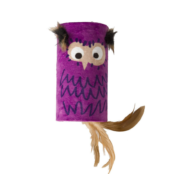 GiGwi Cat Toy - Melody Chaser Tube Owl