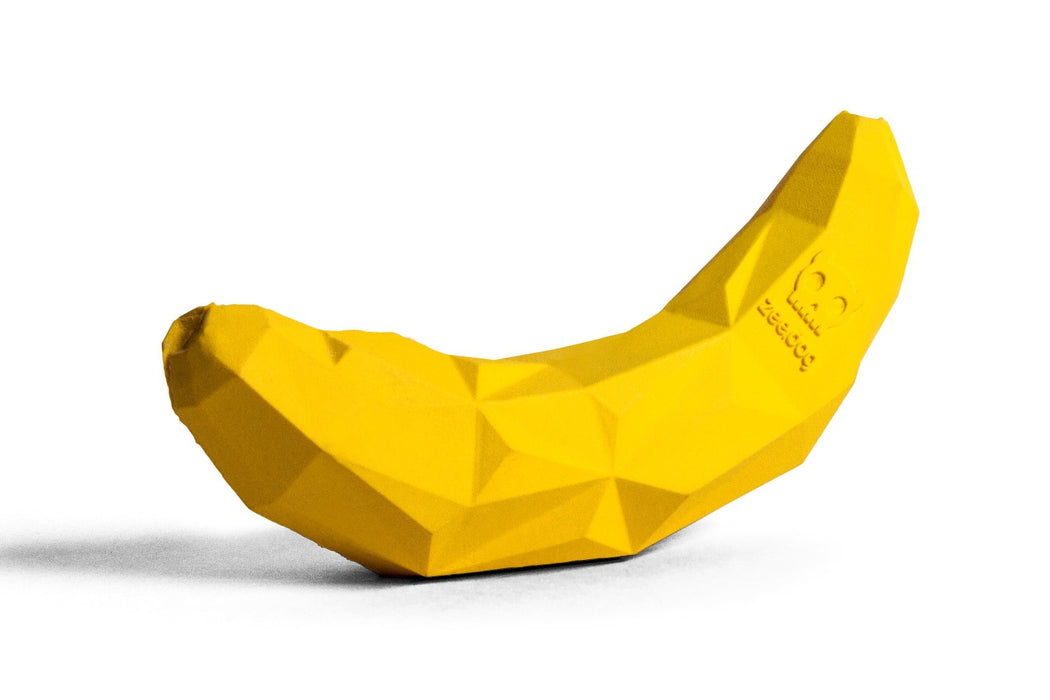 Zee.Dog Super Fruitz Treat Dispensing Toy - Banana