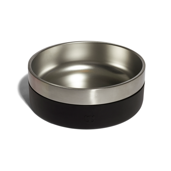 Zee.Dog Tuff Bowl - Black & Stainless Steel