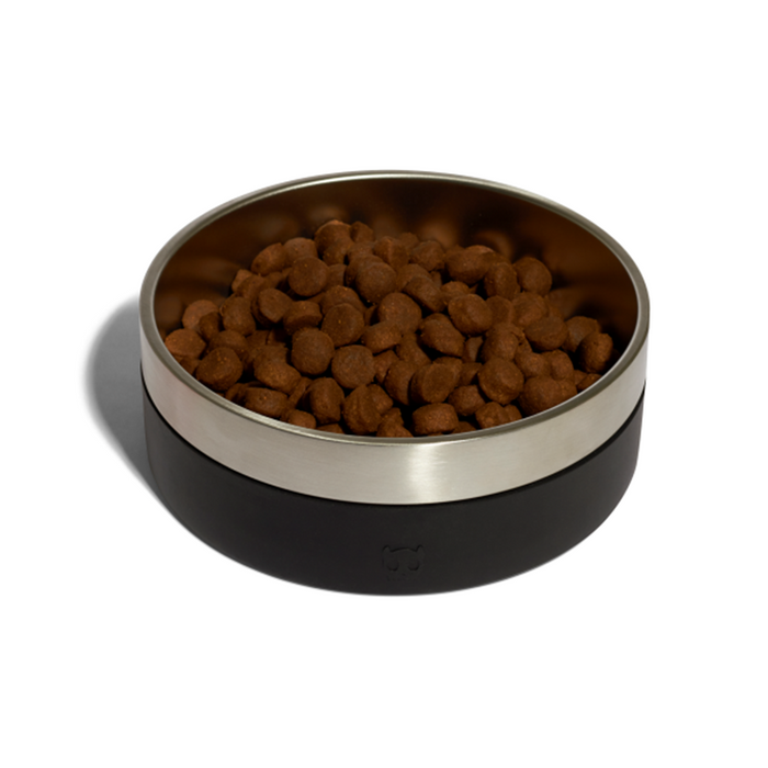 Zee.Dog Tuff Bowl - Black & Stainless Steel