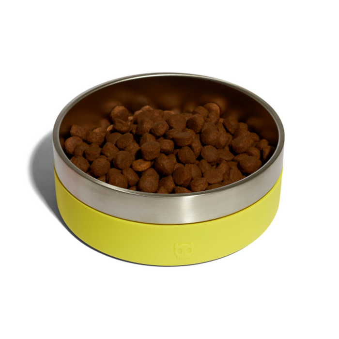 Zee.Dog Tuff Bowl - Lime & Stainless Steel